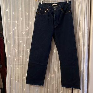 Levi’s Rib cage straight leg jeans, cropped at ankle